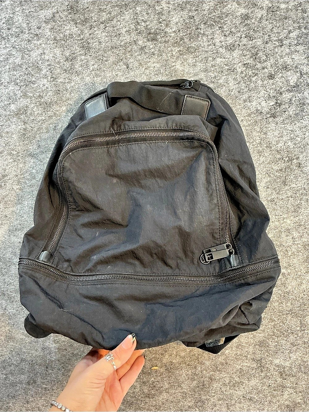 lululemon New Crew Backpack Black